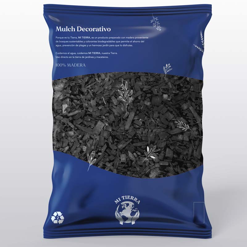 Mulch Decorativo 30 lts. Color Negro - Imagen 3
