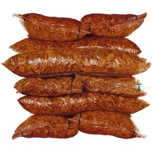 Mulch Decorativo en Bolsas de 50 lts. Color Naranjo